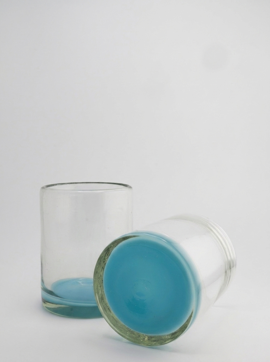 SET DE 2 - VASO DOF 03 AGUA MARINA