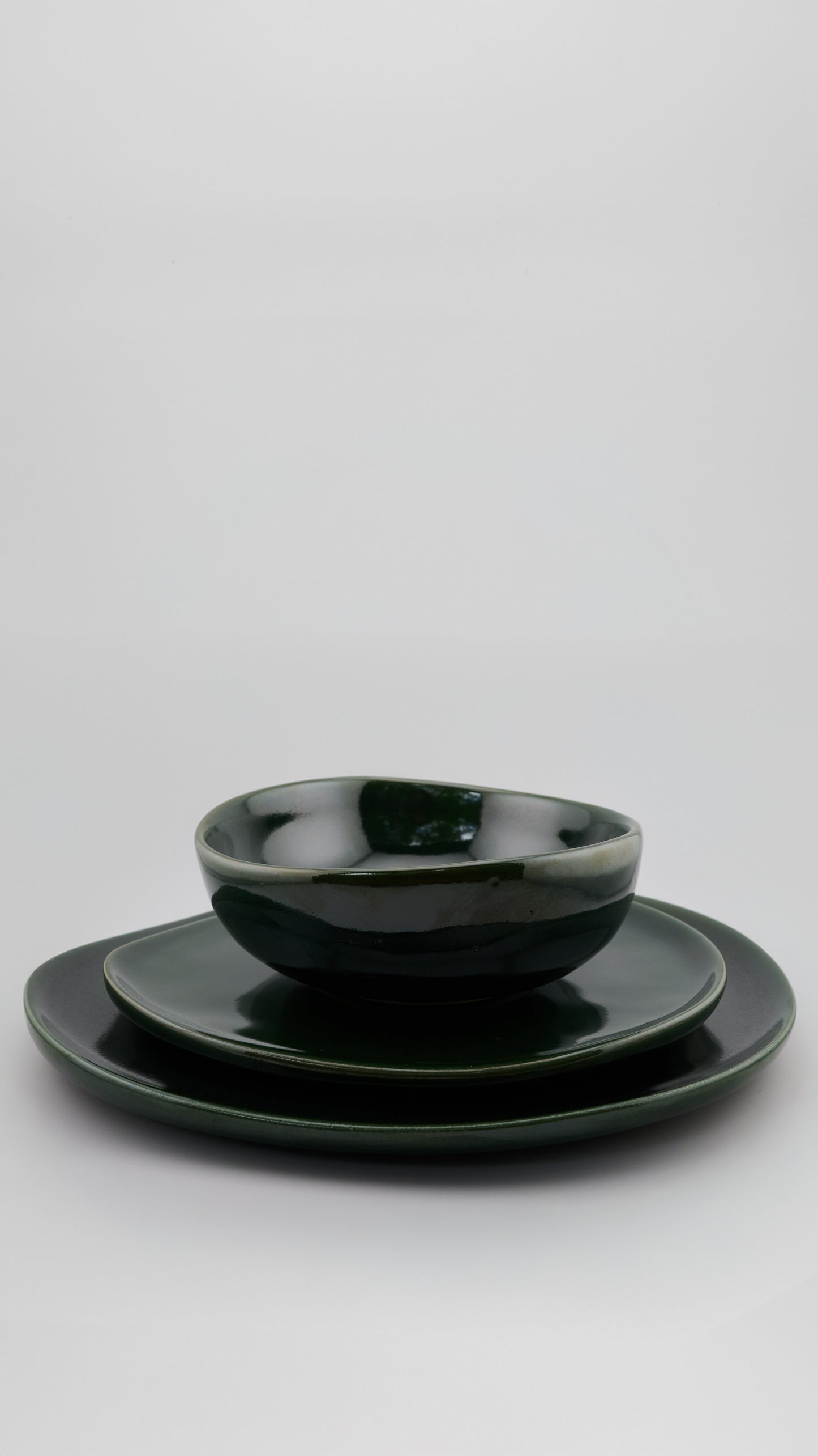 SET DE 4 - AMORFO VERDE SERRANO