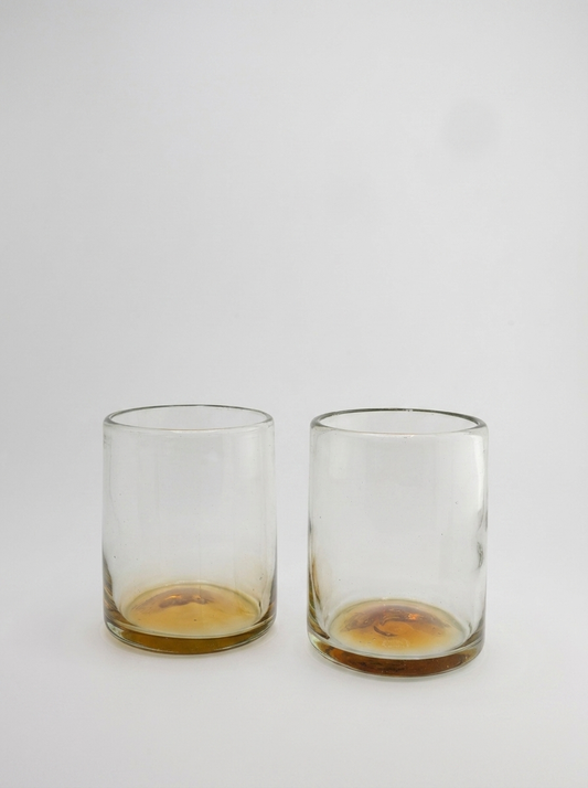 SET DE 2 - VASO DOF 01 AMBAR LIGHT