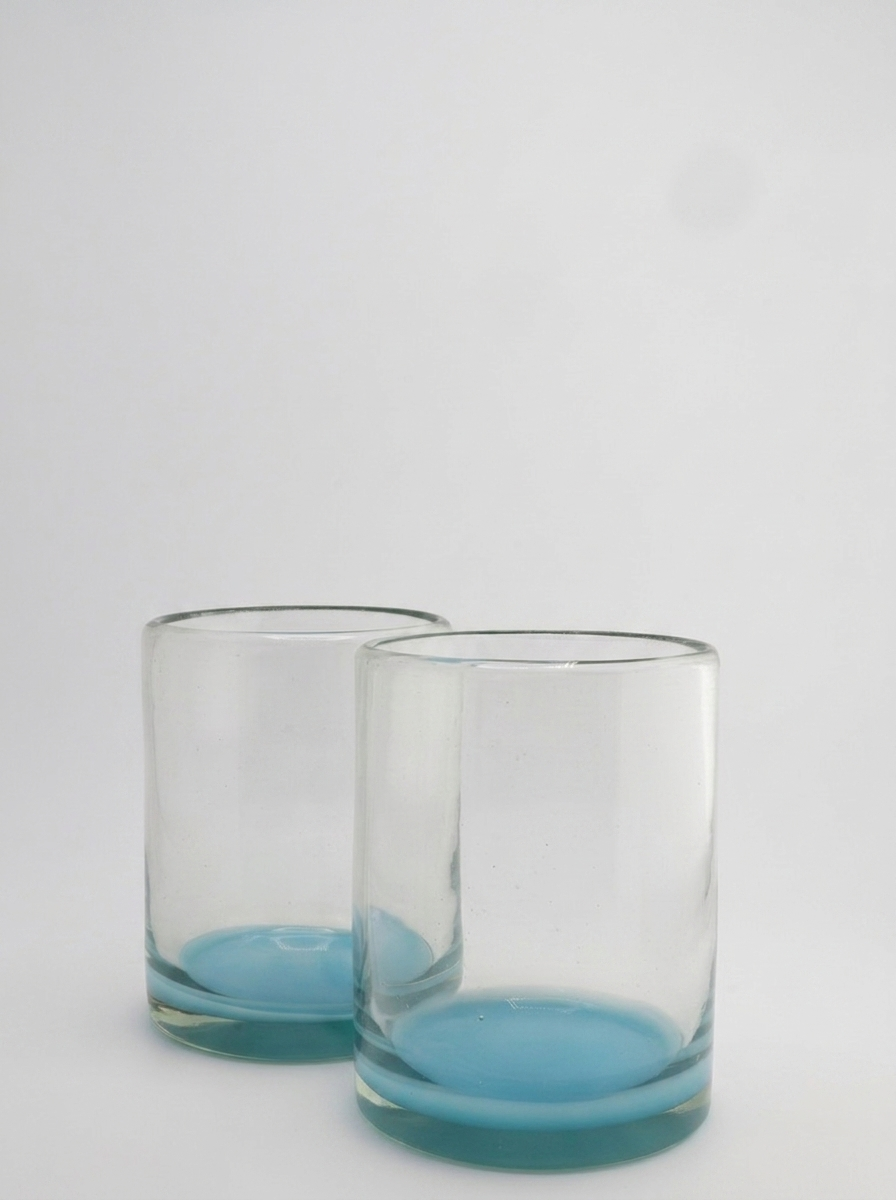 SET DE 2 - VASO DOF 03 AGUA MARINA