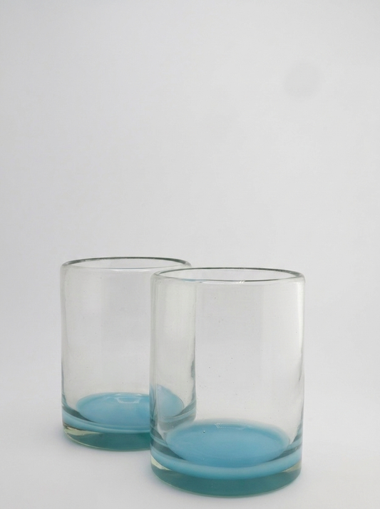 SET DE 2 - VASO DOF 03 AGUA MARINA