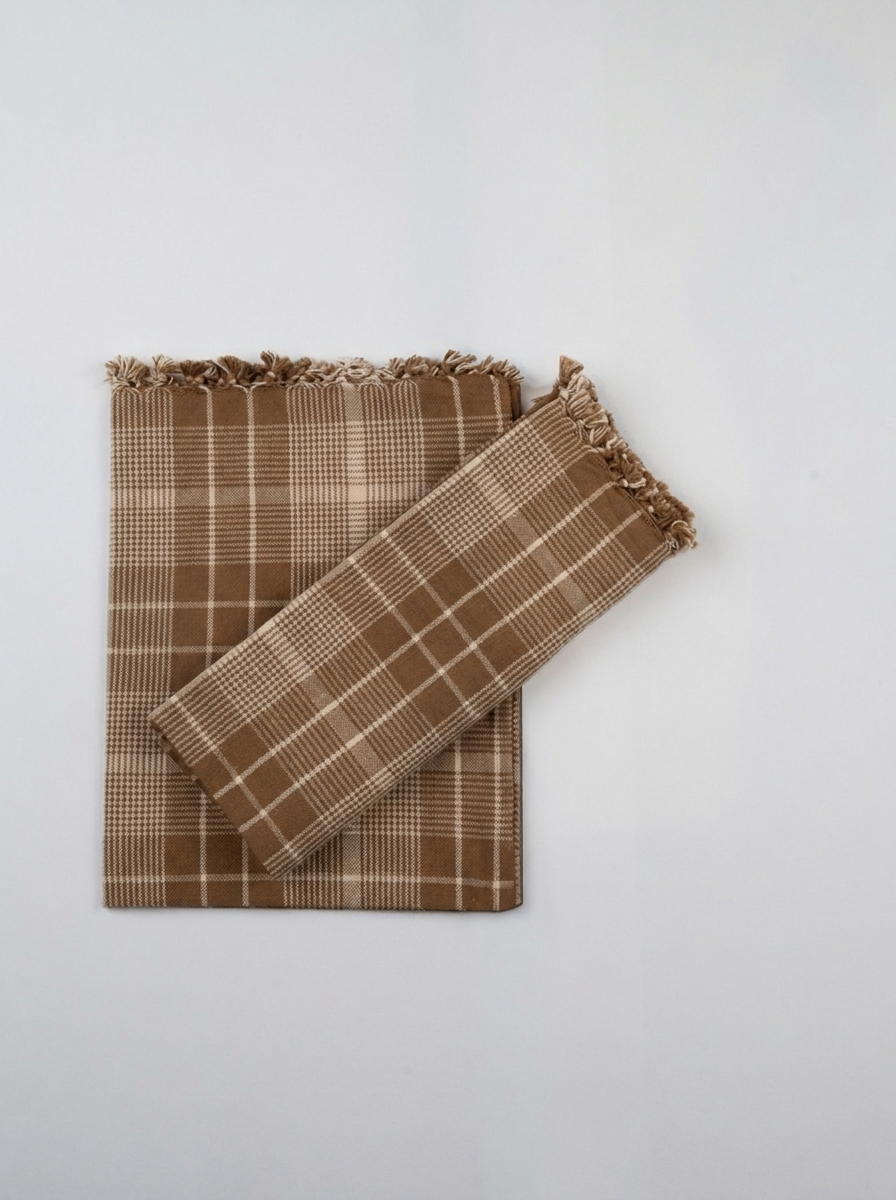 SET DE 2- SERVILLETA  TABACO