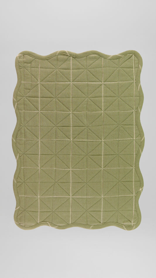 SET DE 2- INDIVIDUAL NUBE VERDE