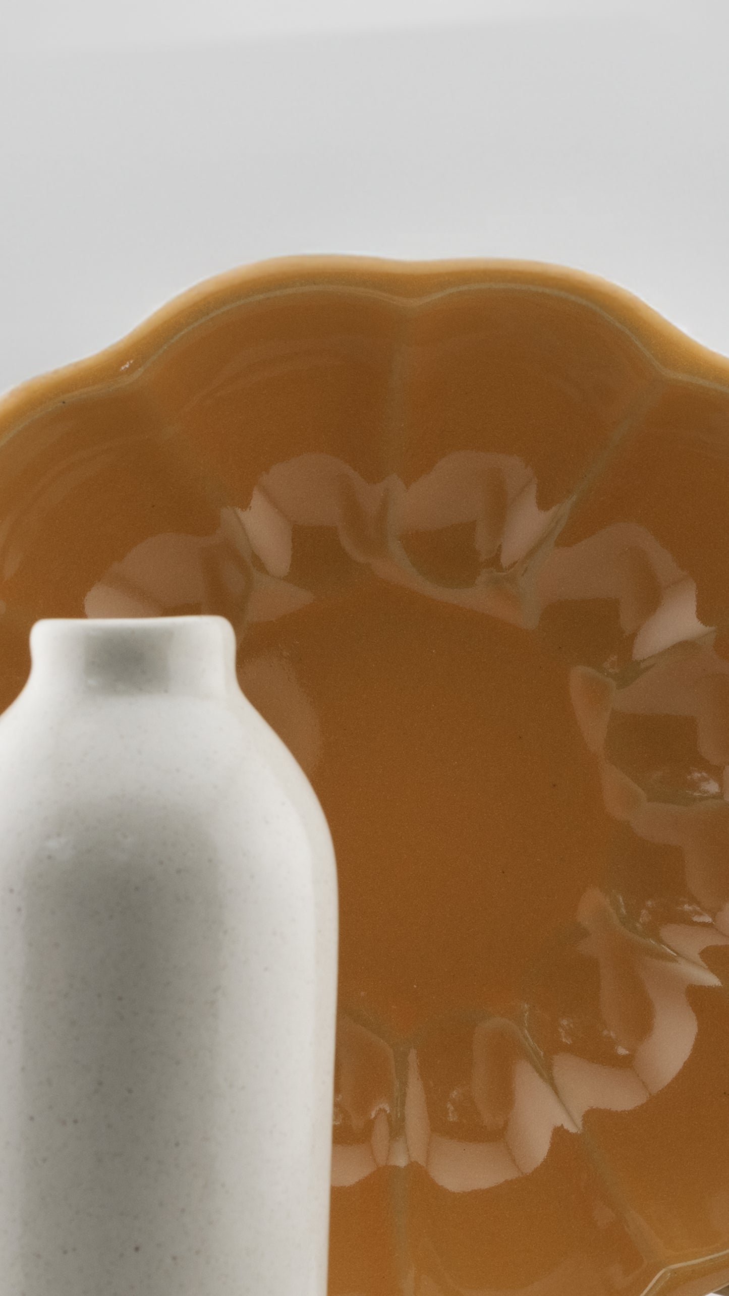 SET 10 – JARRÓN LECHE PLATÓN MOSTAZA