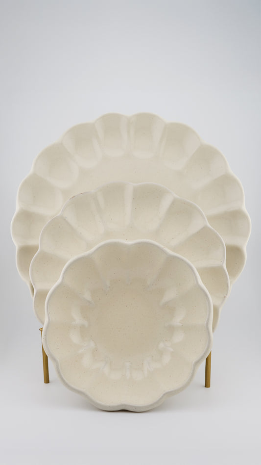 SET DE 4 - AMAPOLA LECHE