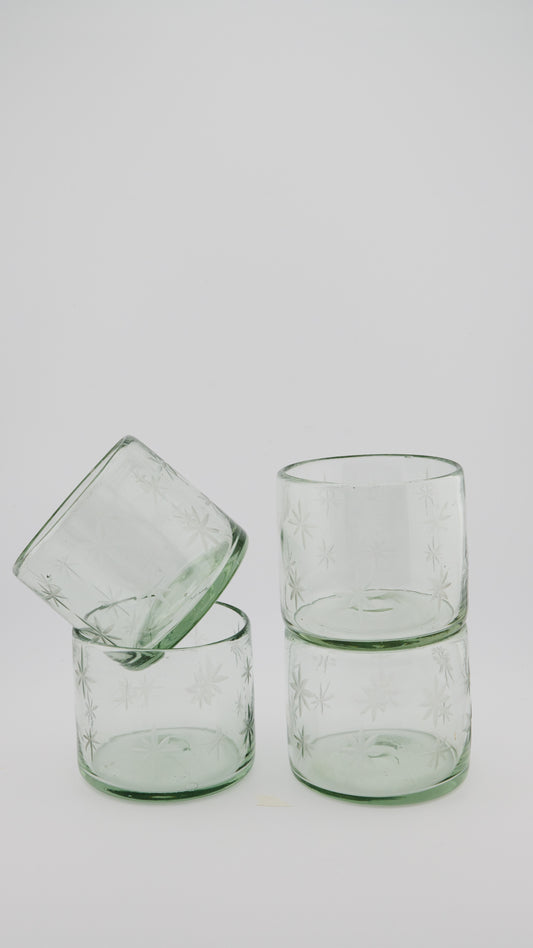 SET DE 4 - VASO CHICO ESTRELLAS