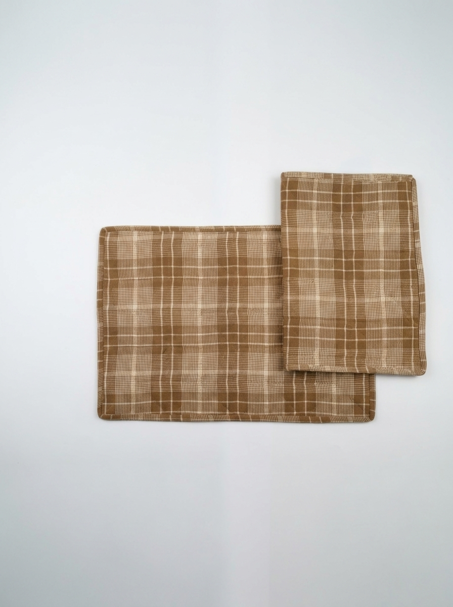 SET DE 2 - INDIVIDUAL RECTANGULAR TABACO