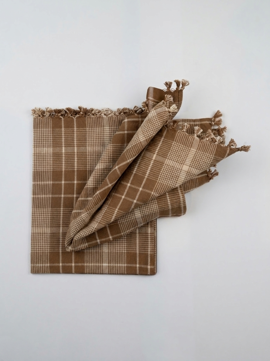 SET DE 2- SERVILLETA  TABACO