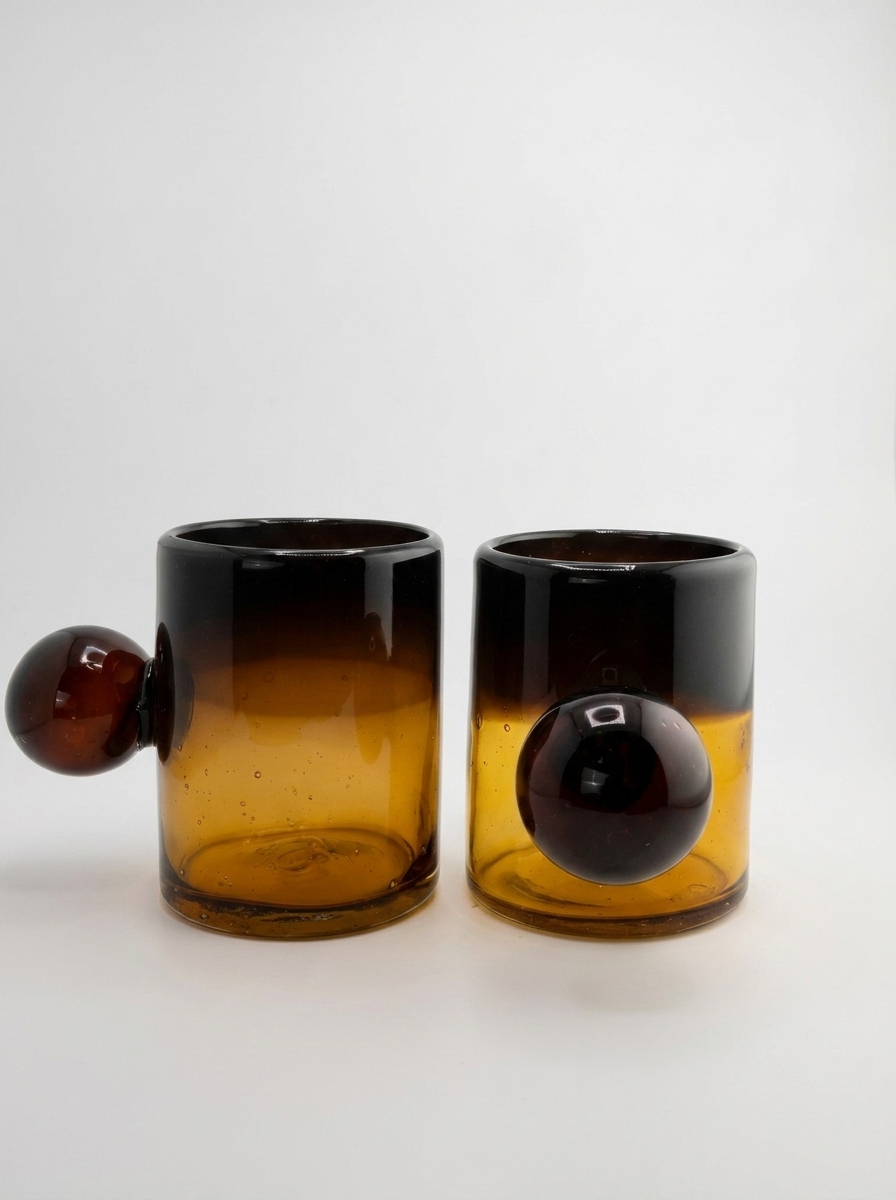 SET DE 2 - VASO DOF 04 BICOLOR CHOCOLATE