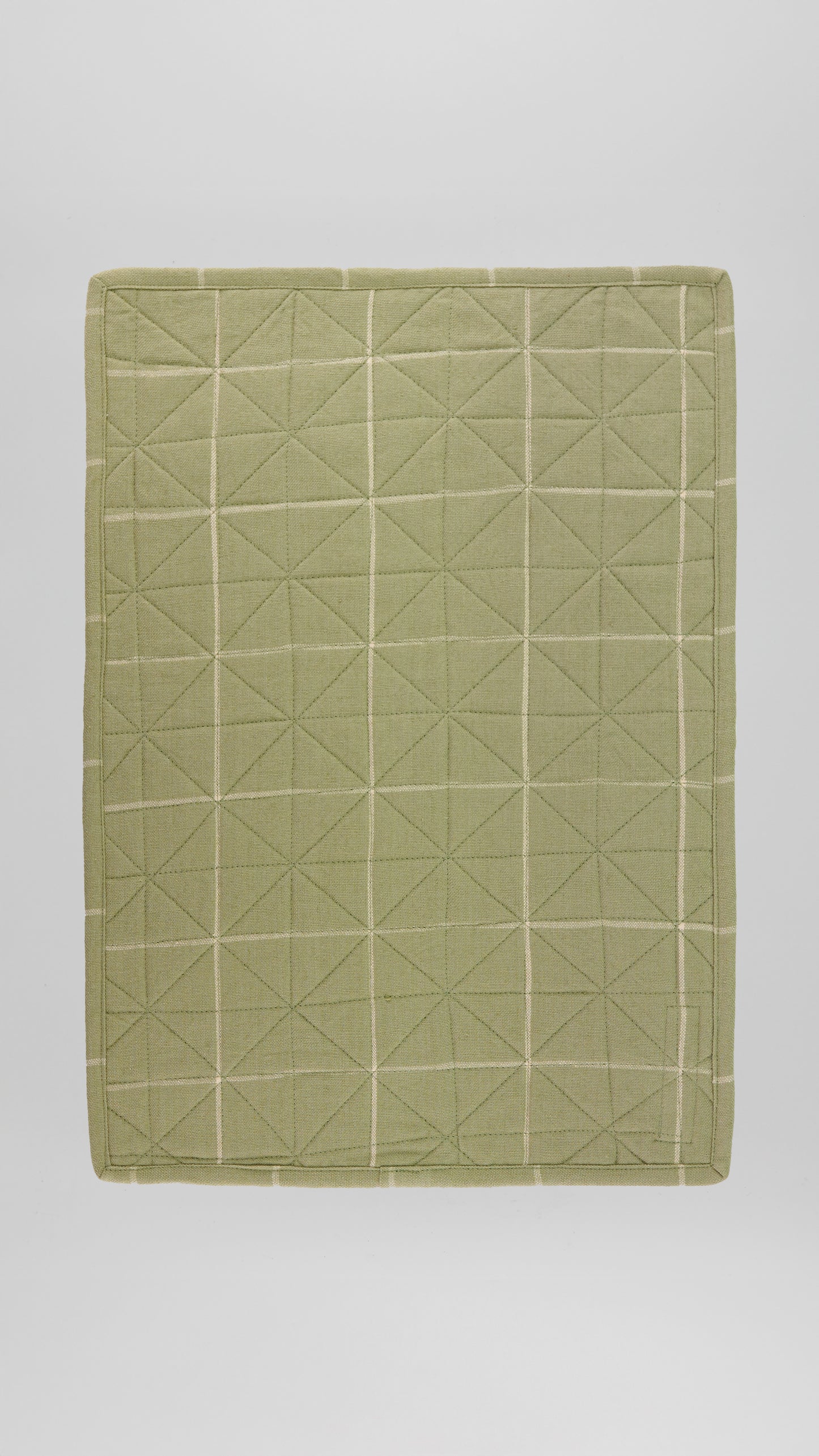 SET DE 2- INDIVIDUAL RECTANGULAR VERDE