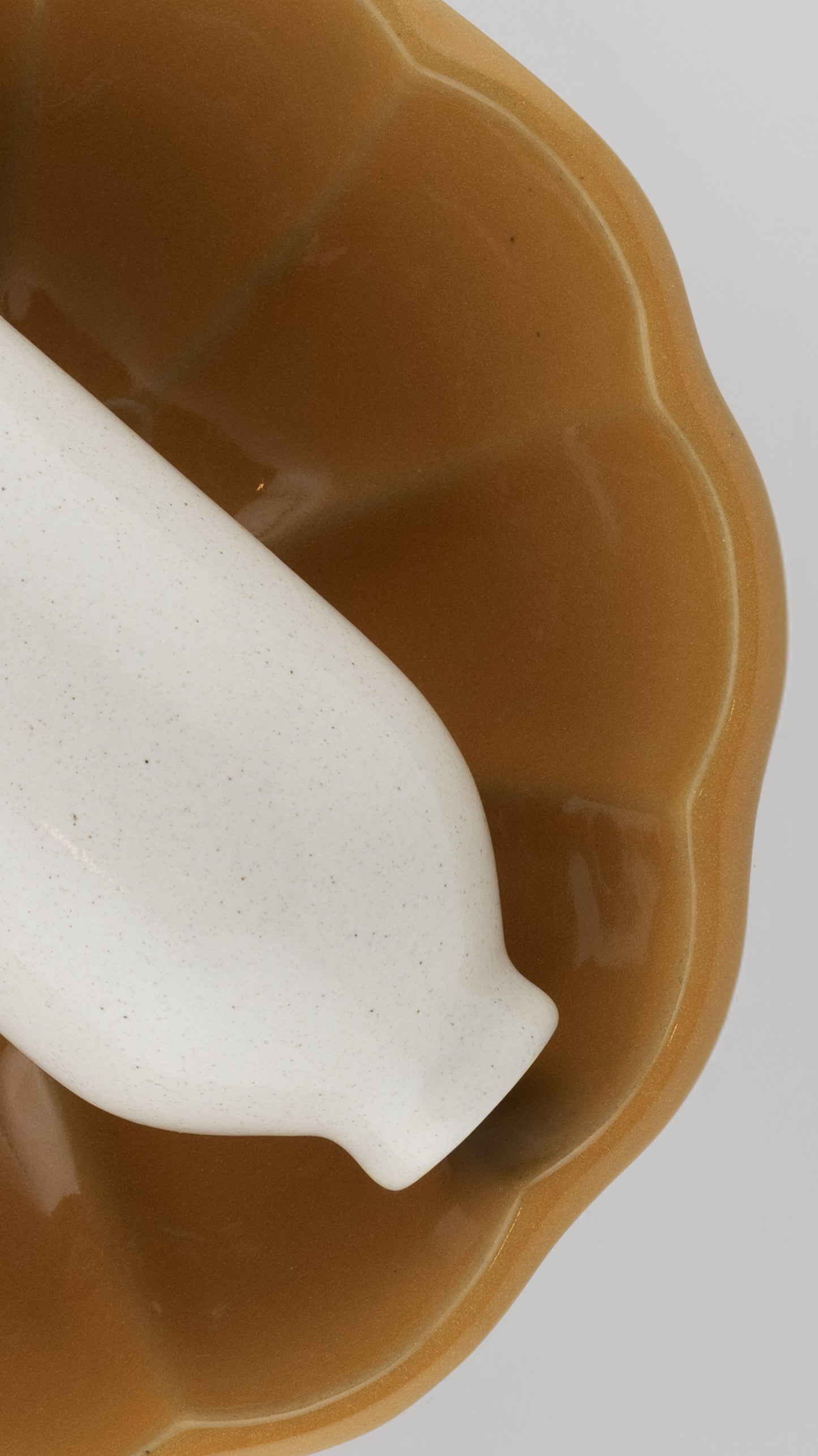 SET 10 – JARRÓN LECHE PLATÓN MOSTAZA